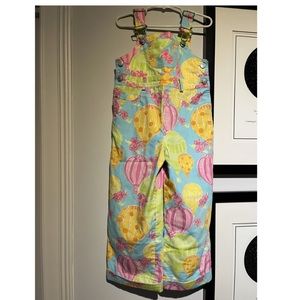 Lilly Pulitzer Rare Hot Air Balloon Overalls 4T
